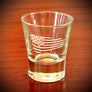 American Flag Shot Glass