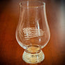 American Flag Glencairn Glass
