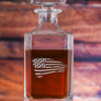 American Flag Decanter
