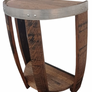 Whiskey Barrel Side Table