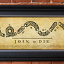 Join or Die Framed Print