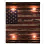 Rustic Framed USA Flag