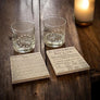 Glasses/Coaster Set