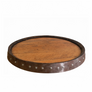 Whiskey Barrel Top Lazy Susan
