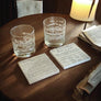Glasses/Coaster Set