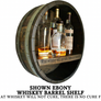 Whiskey Barrel Shelf
