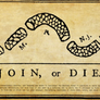 Join or Die Rolled Print