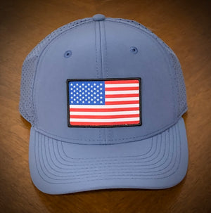 USA Flag Ventilated TriTech Hat