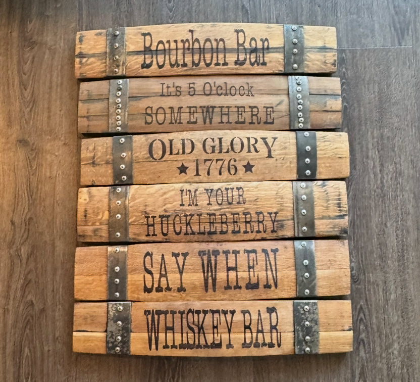 Jameson Whiskey Barrel Wooden Pub Sign – Authentic Irish Bar Decor – Perfect Gift For Whiskey Lovers