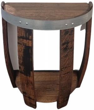 Whiskey Barrel Side Table