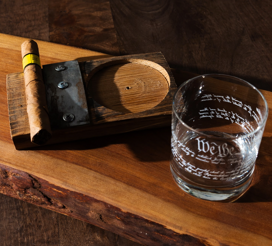 Barrel Stave Cigar Coaster
