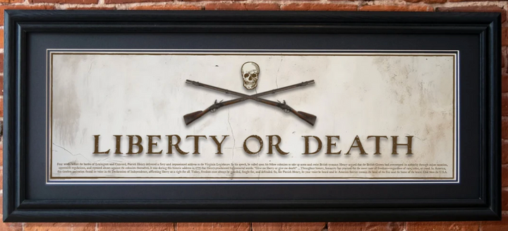 Liberty or Death Framed Print