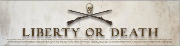 Liberty or Death Rolled Print