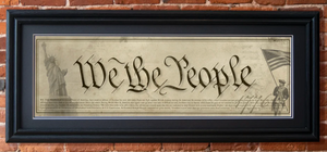 We The People Framed Print
