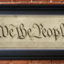 We The People Framed Print