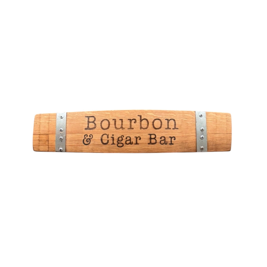 Whiskey Barrel Wall Art | Bourbon Barrel Stave Signs