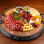 Whiskey Barrel Top Lazy Susan