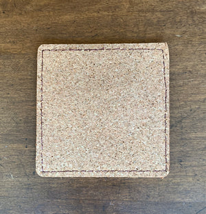 USA Flag Leather Coasters