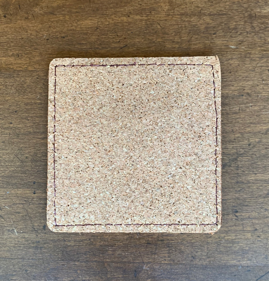 USA Flag Leather Coasters