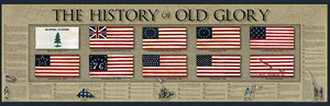 History of Old Glory Rolled Print