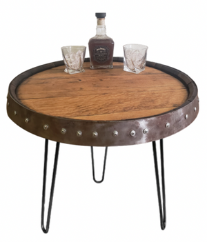 Whiskey Barrel Ring Table