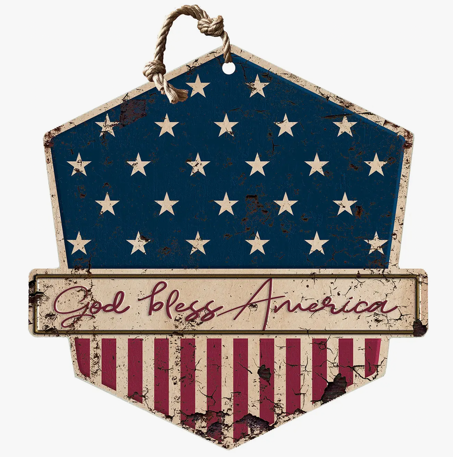 America Vintage Badge Sign