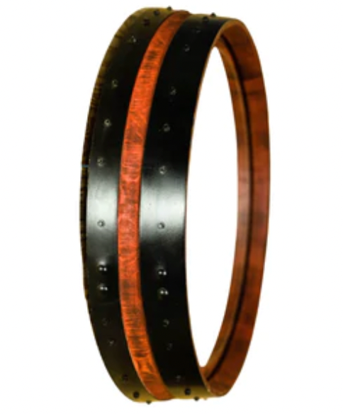 Whiskey Barrel Mounted Mirror