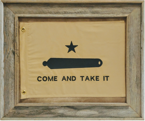 Wood Framed Flag with Grommets
