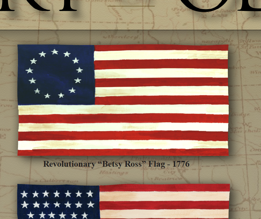 History of Old Glory Framed Print