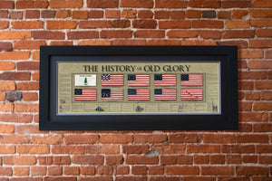 History of Old Glory Framed Print